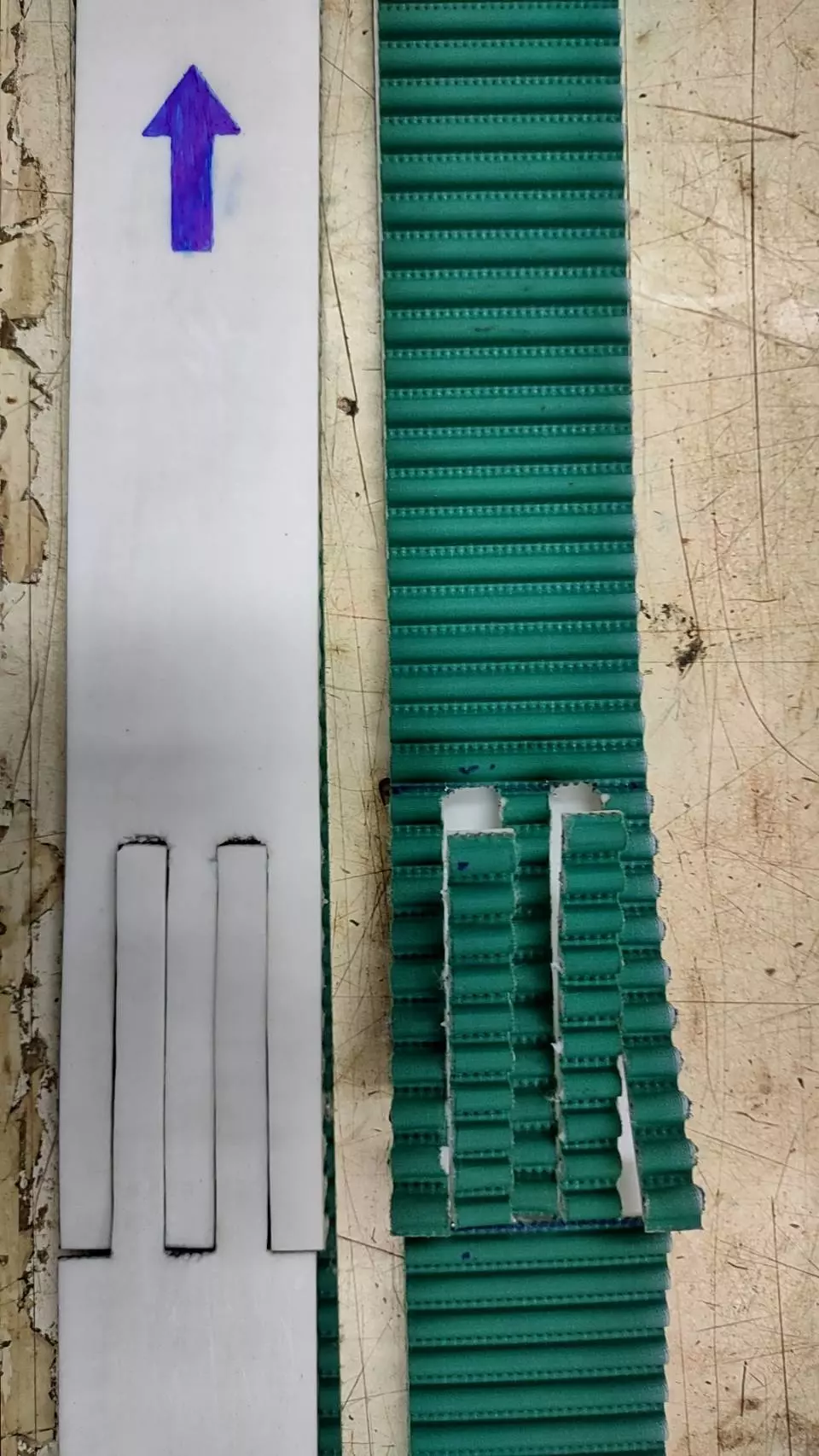 Timing belt with on site joint